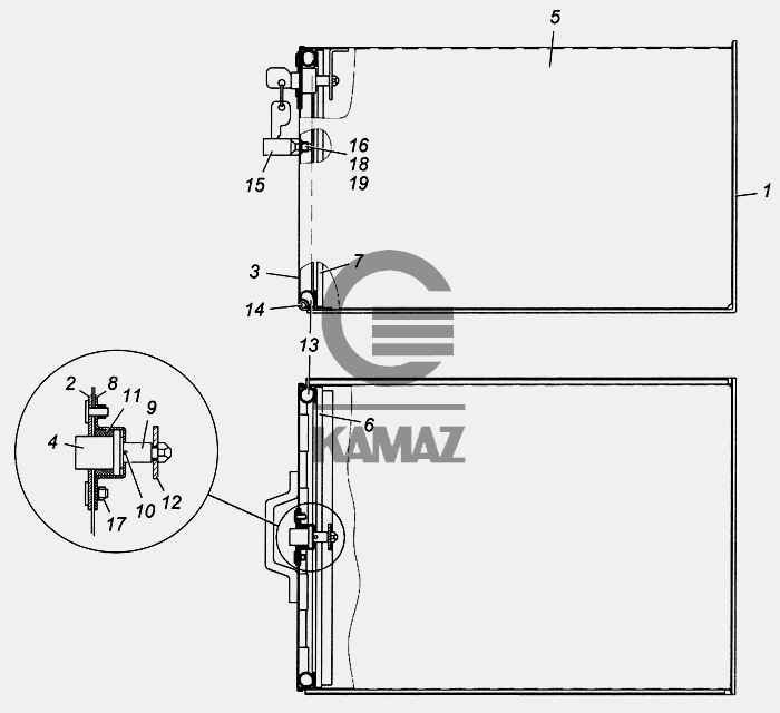 Ящик инструментальный камаз 6520