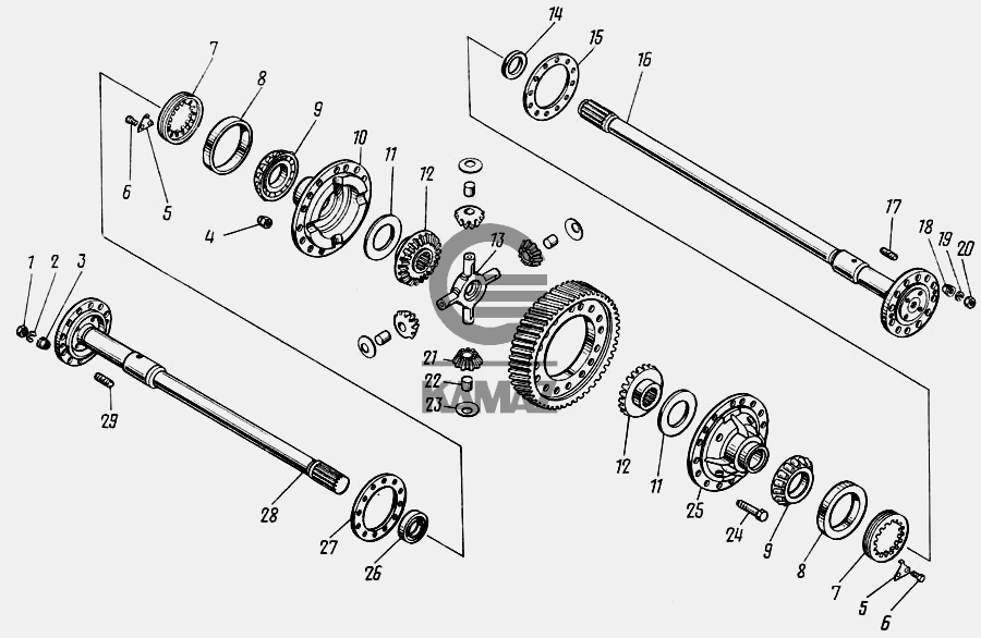 Дифференциал камаз 4310