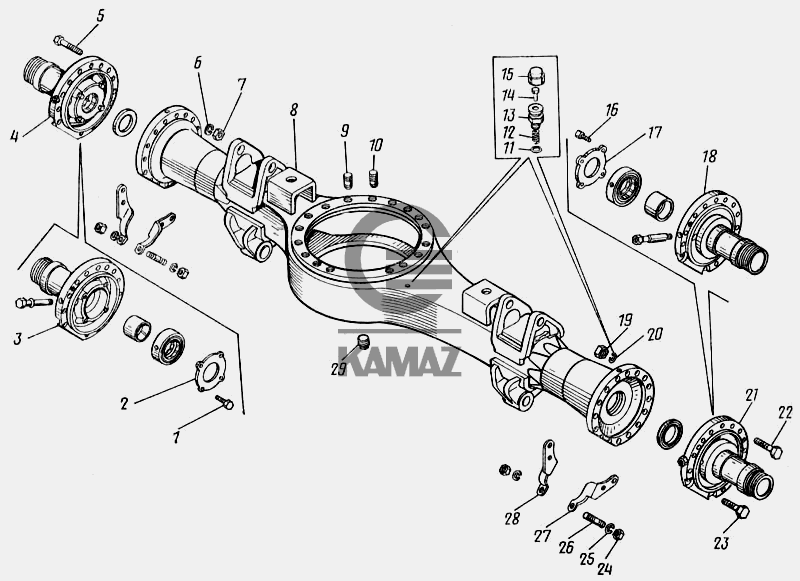 Камаз 43101 технологическая карта