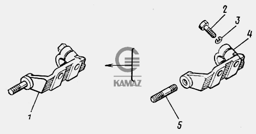 Кронштейн крепления генератора камаз