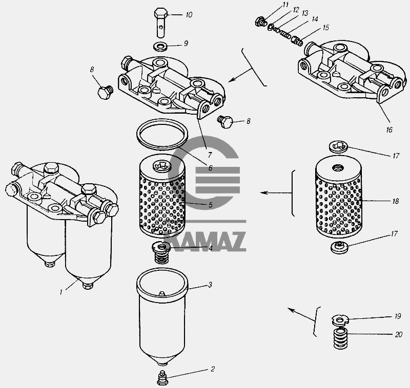 Очистка масляного фильтра камаз. Фильтр тонкой очистки КАМАЗ 55111. Клапан фильтров тонкой очистки КАМАЗ 740. Фильтр тонкой очистки топлива КАМАЗ 740. Фильтр топливный тонкой очистки КАМАЗ 740.