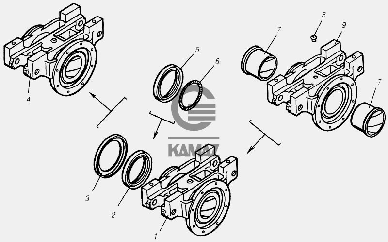 Порядок сборки балансира камаз