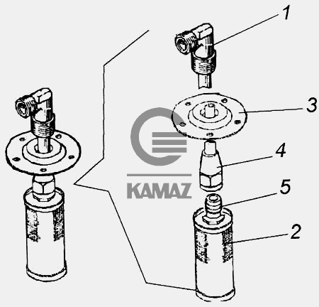 Фильтр грубой очистки камаз 43114