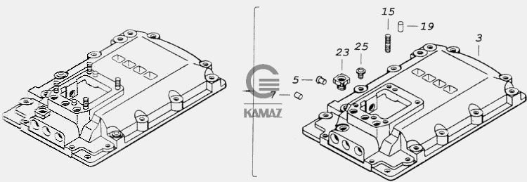 Камаз 43114 коробка