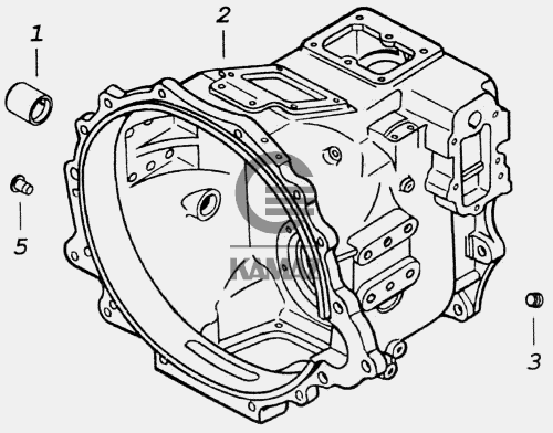 Картер делителя камаз