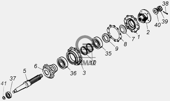 Вал ведущий камаз