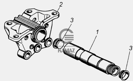 Кронштейн оси балансира камаз