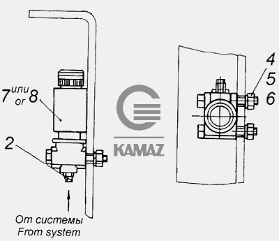 Ремкомплект электромагнитного клапана камаз