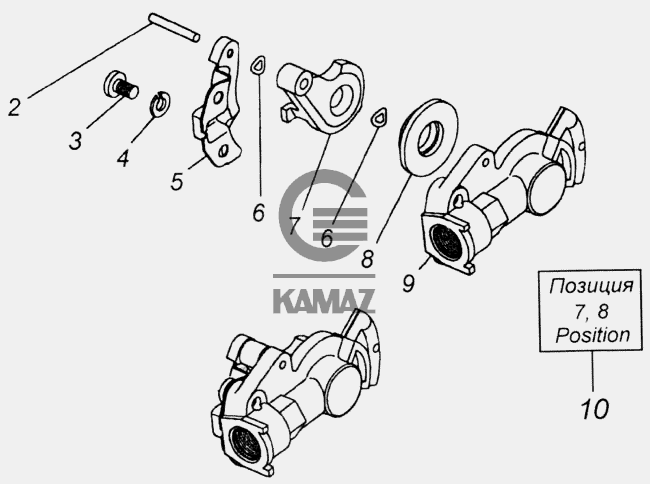 Схема головка камаз