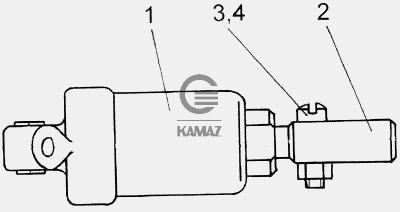 Цилиндр для автомобиля КАМАЗ 43118, 4 дет.