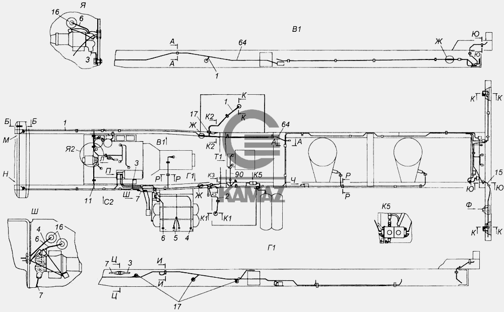 Камаз 4326 чертеж