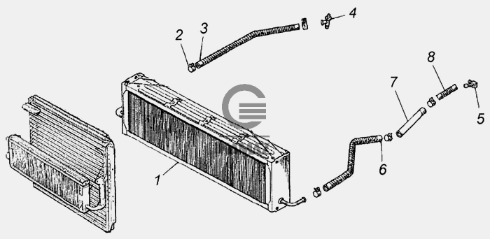Камаз 4326 радиатор