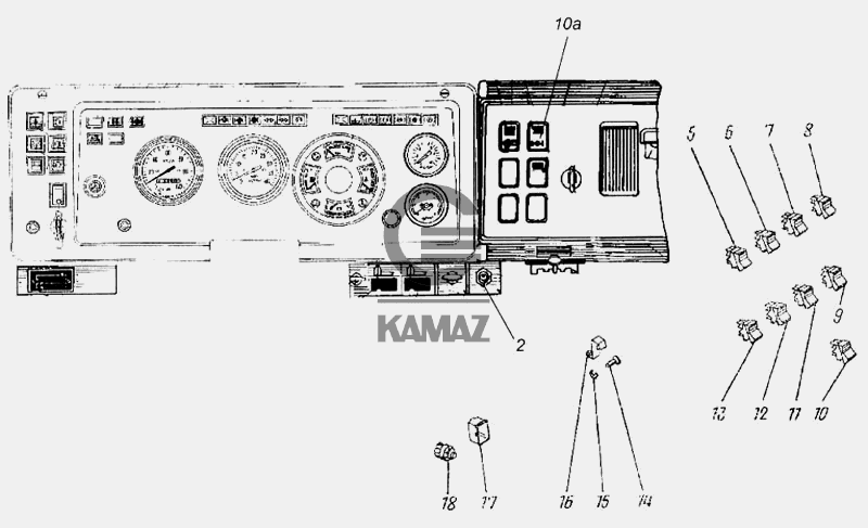 Схема предохранителей камаз 4326