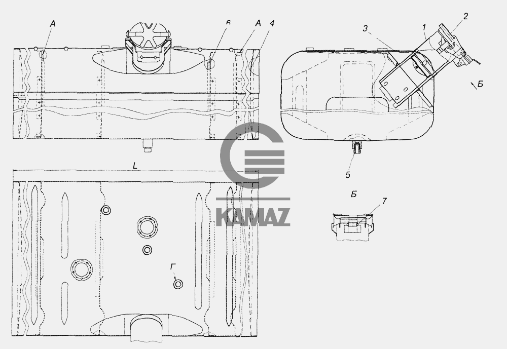 Камаз 43118 переключение топливных баков схема