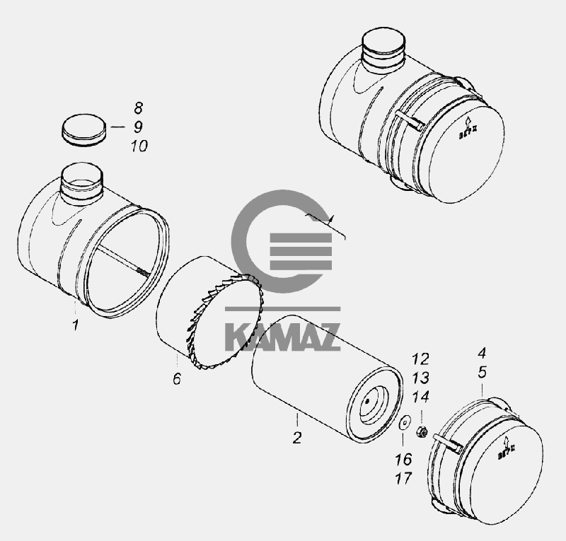 Воздушный Фильтр Камаз Евро 2 Купить