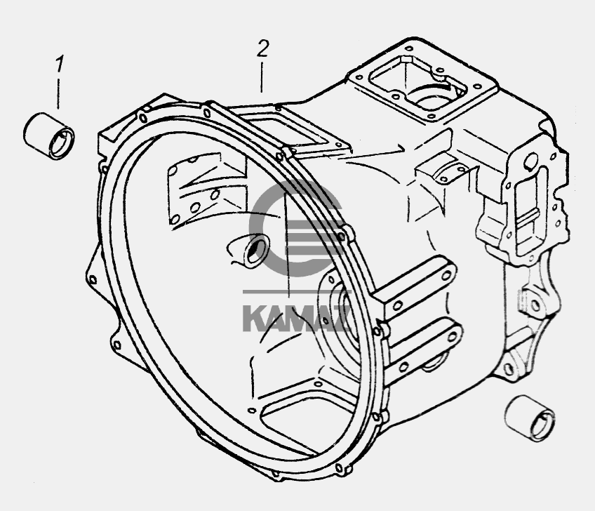 Картер делителя камаз