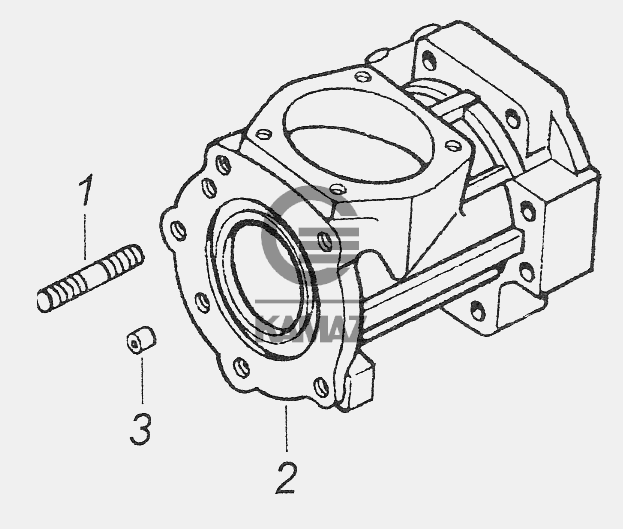 Сальник углового редуктора камаз