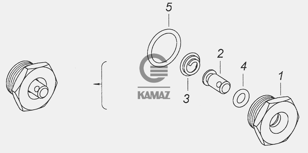 Кран слива антифриза камаз