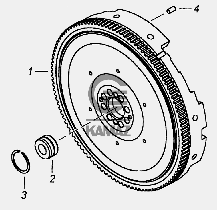 Маховик камаз старого образца