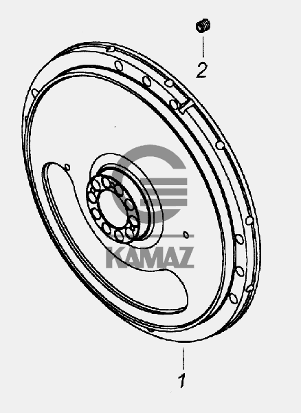 Маховик камаз евро