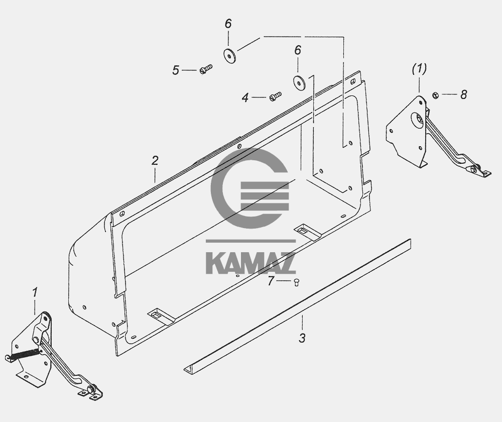 Каталог запчастей камаз евро 6520