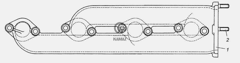 Выпускной коллектор камаз евро