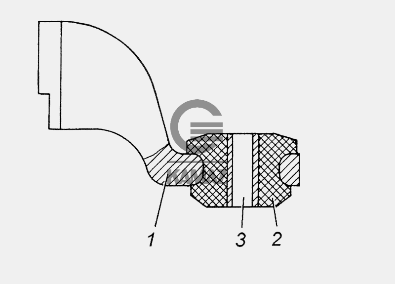 Кронштейн силового агрегата камаз