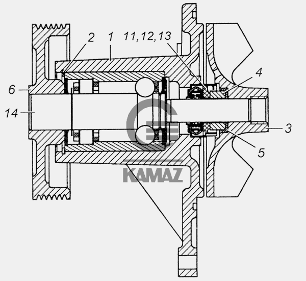 Каталог запчастей камаз 4350