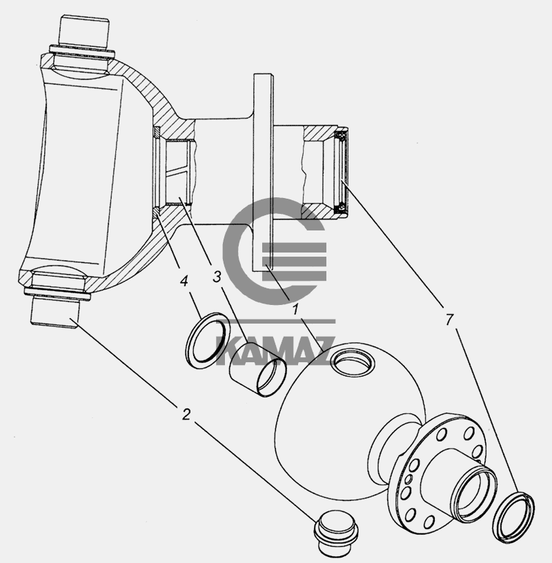 Шаровая опора камаз 4310