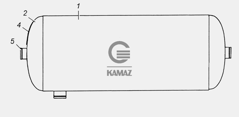 Ресивер камаз 53205