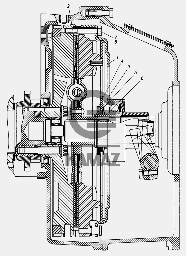 Камаз 43501 сцепление