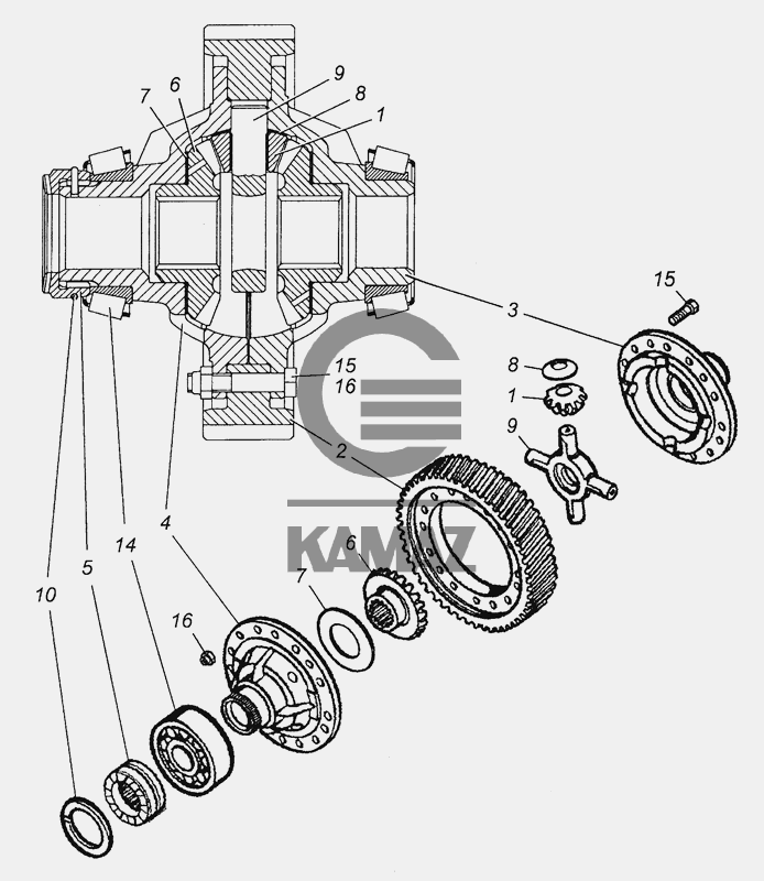 Камаз 53229 каталог запчастей