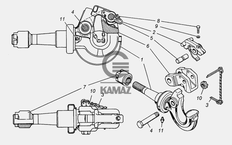 Крюк камаз 5320