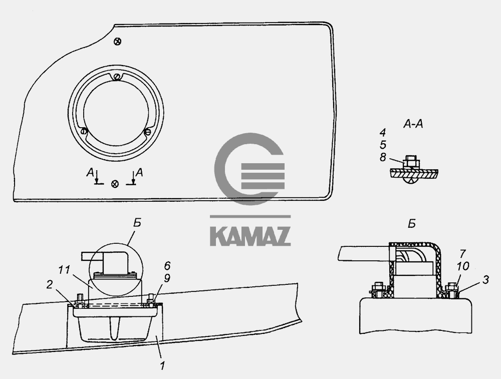 Схема реле камаз 53501