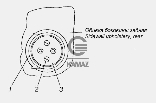 Схема розетки камаз