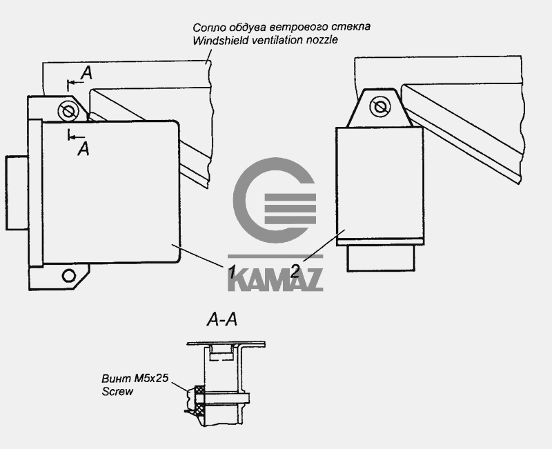 Включение блокировок камаз 53501