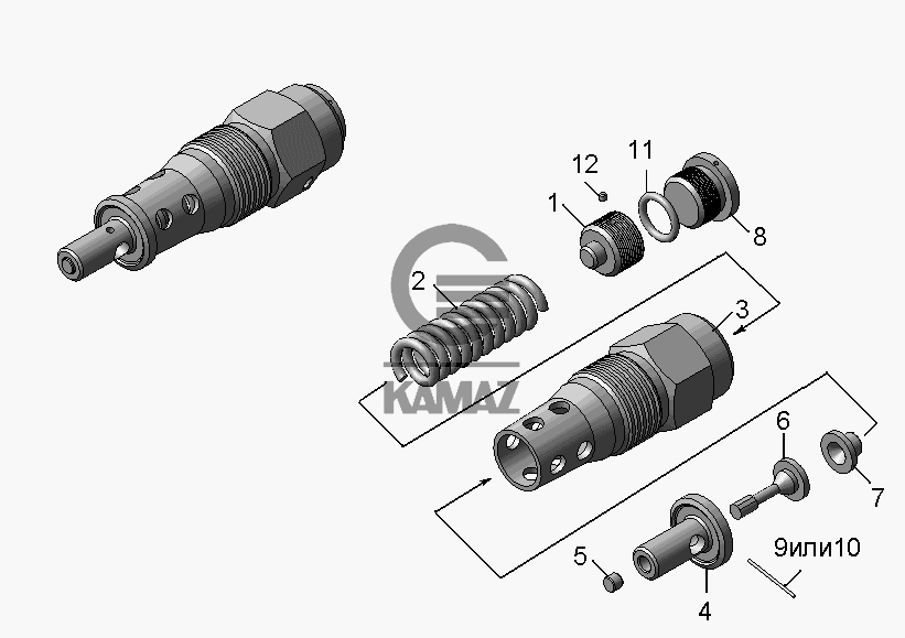 Гидрораспределитель камаз 55111 подъема кузова схема с описанием