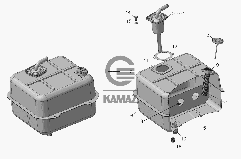 Гидрораспределитель камаз 45143