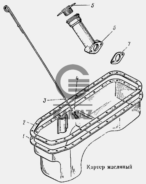 Картер масляный камаз