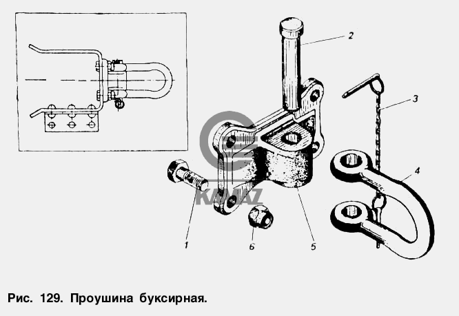 Буксирная проушина мерседес