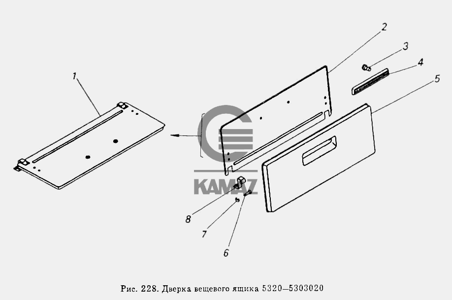 Ящик вещевой камаз