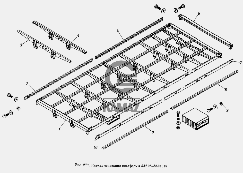Основание платформы камаз