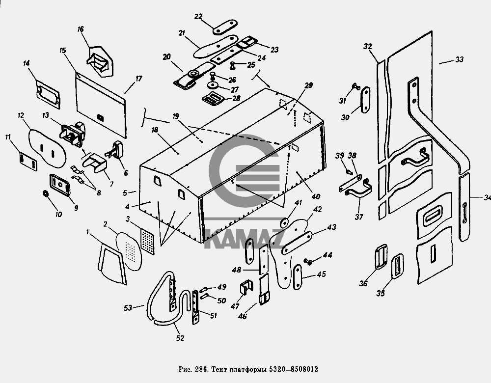 Камаз 5320 тент