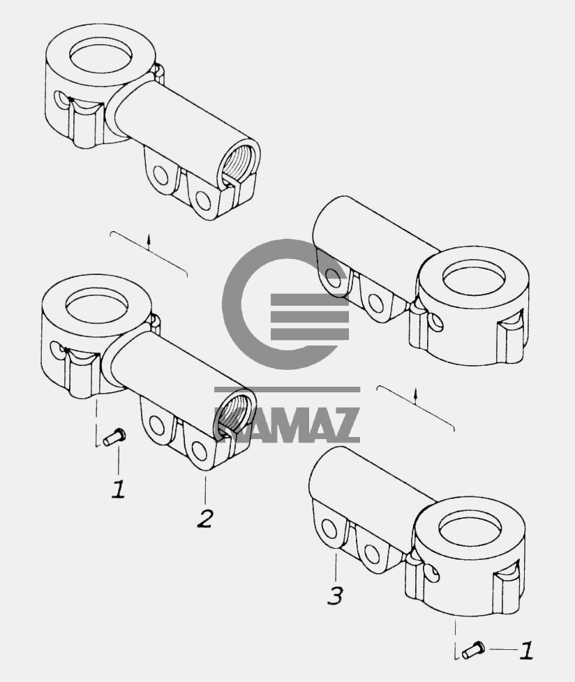 Тяга рулевой трапеции камаз