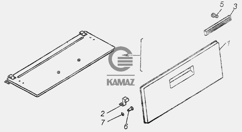 Ящик вещевой камаз