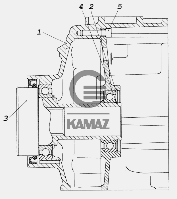 Привод агрегатов камаз