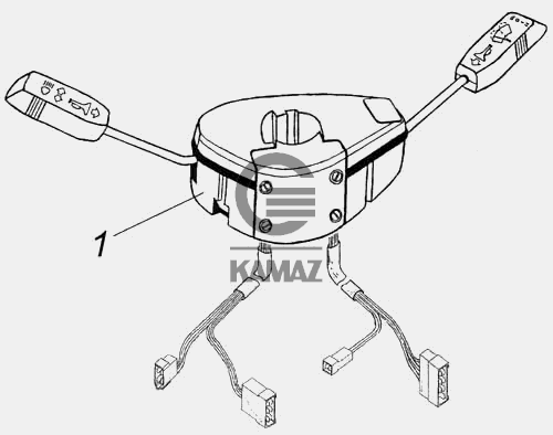Распиновка подрулевого переключателя камаз