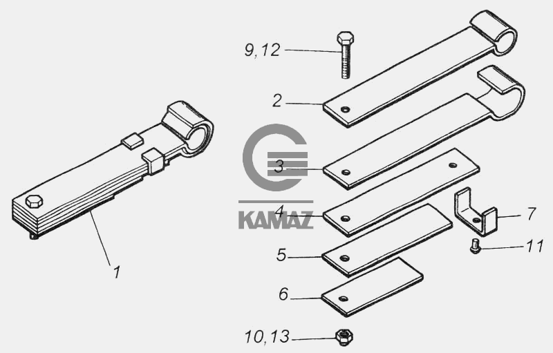 Пневмоподвеска кабины камаз 6520 схема