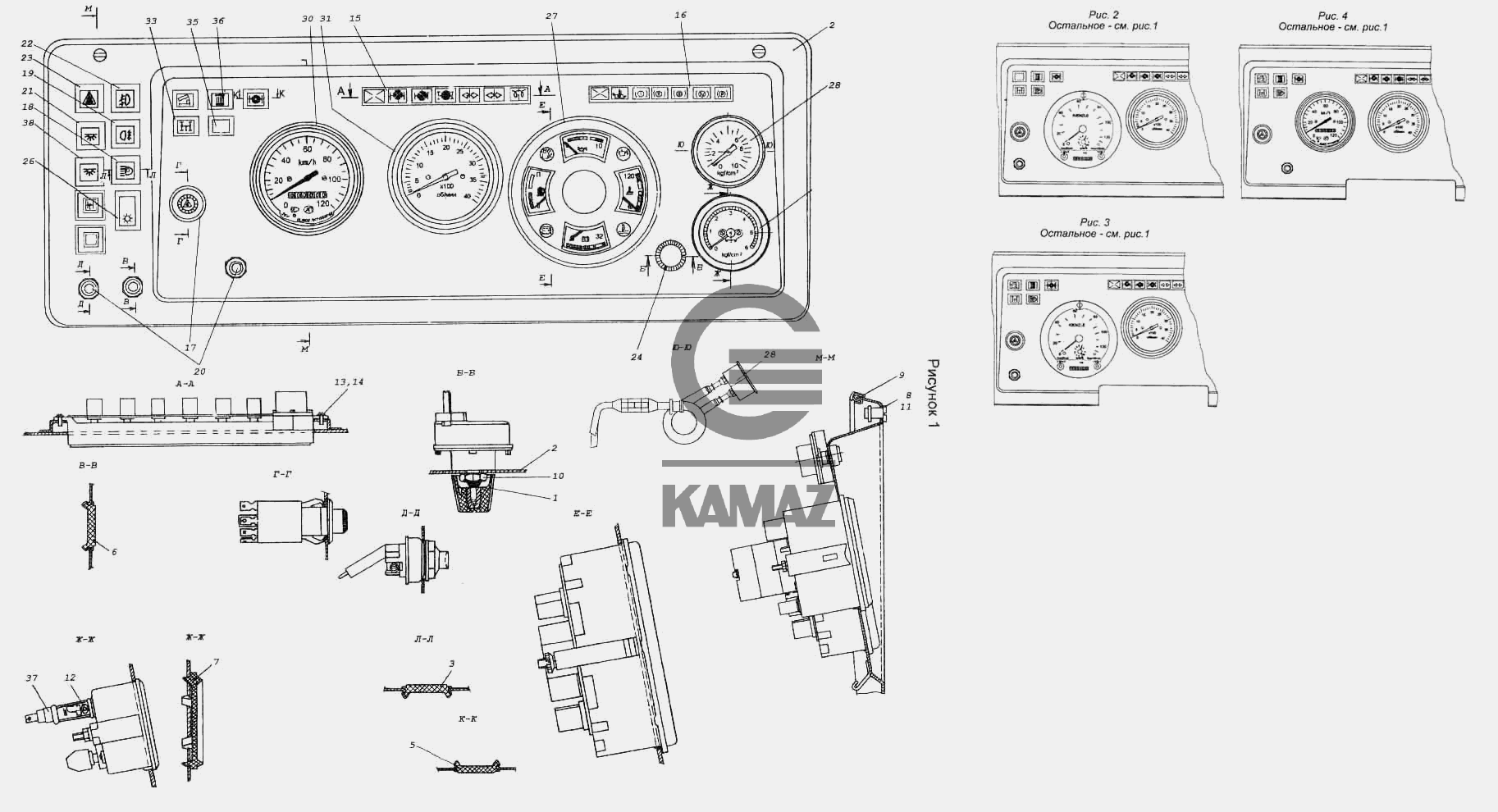 Рамка На Панель Приборов Камаз 6520 Купить