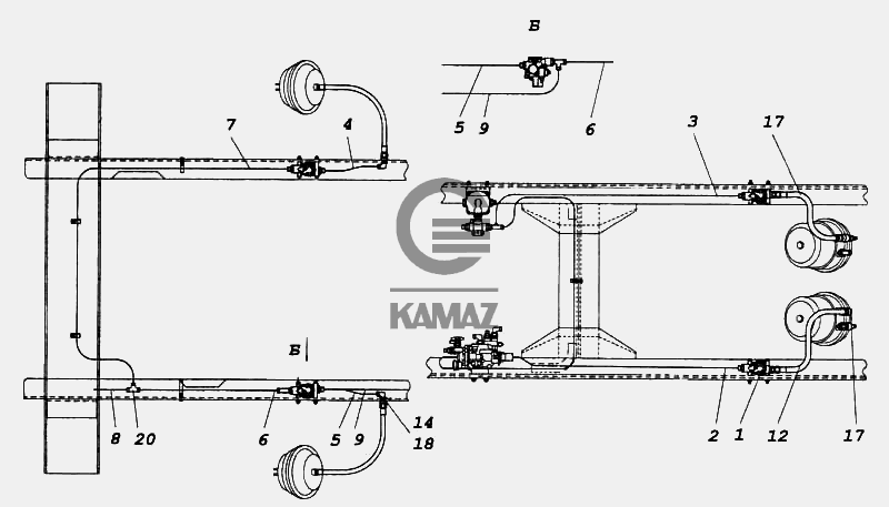 Абс камаз схема. КАМАЗ 65117 схема АБС. Система АБС КАМАЗ. КАМАЗ АБС 360. Тормозная система ABS КАМАЗ моделей 5360 53605 5460.